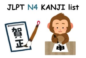 【JLPT N4】KANJI List