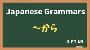 【JLPT N5 Grammar】〜から（~kara）