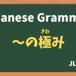 【JLPT N1 Grammar】〜の極み(〜のきわみ / ~nokiwami)