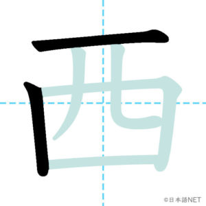 Jlpt N5 Kanji 西 Nihongo Net