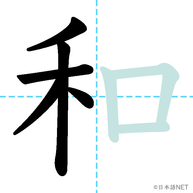 【JLPT N4 Kanji】和 | NIHONGO NET