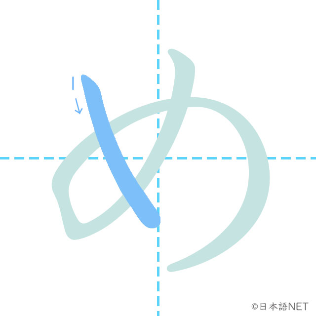 Hiragana「め」 | NIHONGO NET