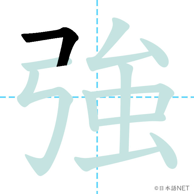 【JLPT N4 Kanji】強 | NIHONGO NET