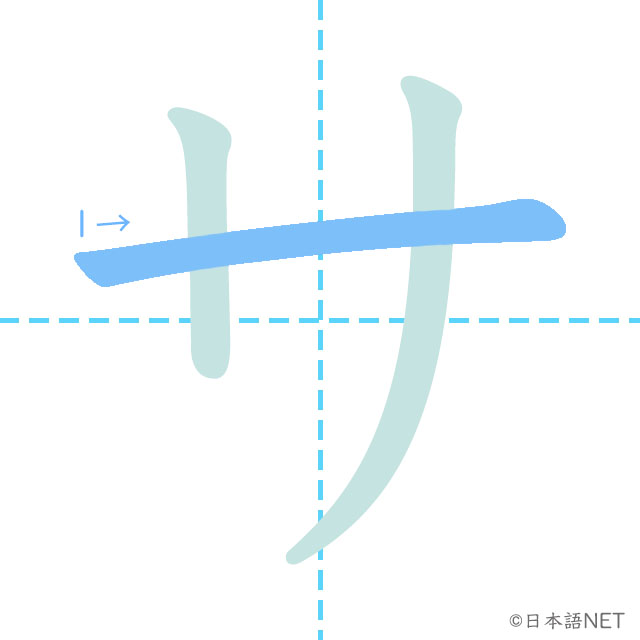 Katakana「サ」 | NIHONGO NET