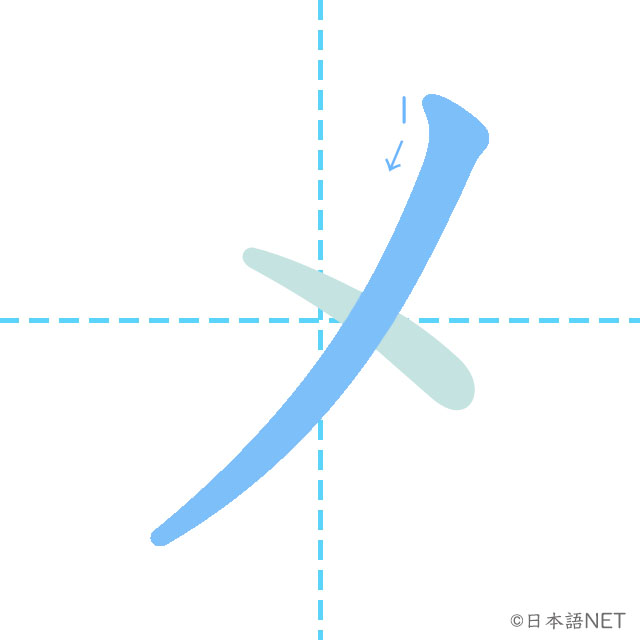 Katakana「メ」 | NIHONGO NET