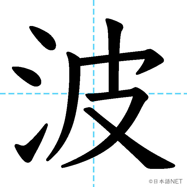 【JLPT N3 Kanji】波