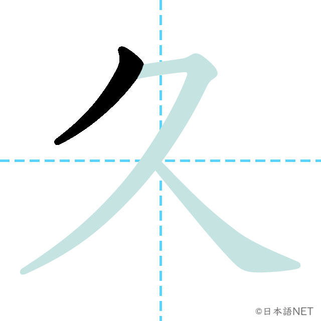 【JLPT N2 Kanji】久 | NIHONGO NET