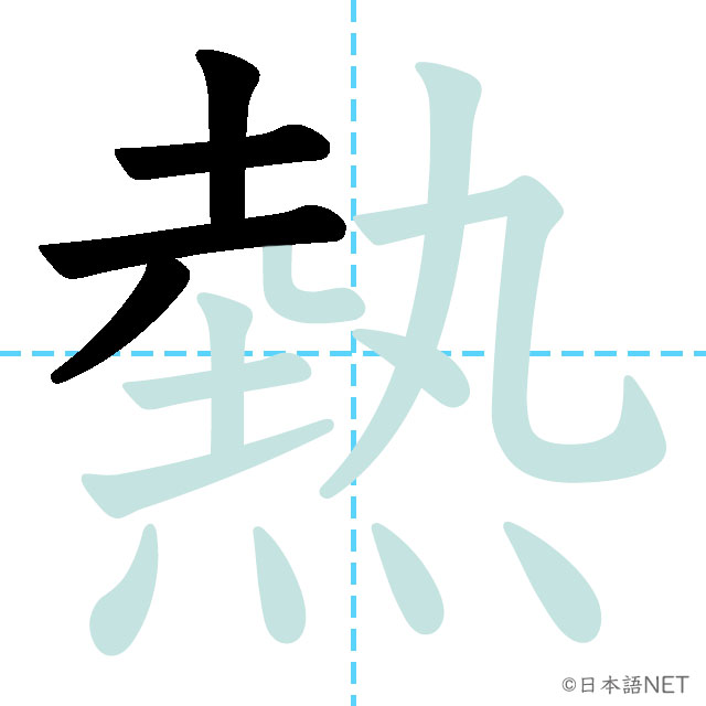 【JLPT N3 Kanji】熱 | NIHONGO NET