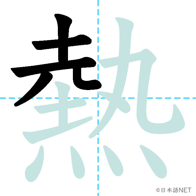 【JLPT N3 Kanji】熱 | NIHONGO NET
