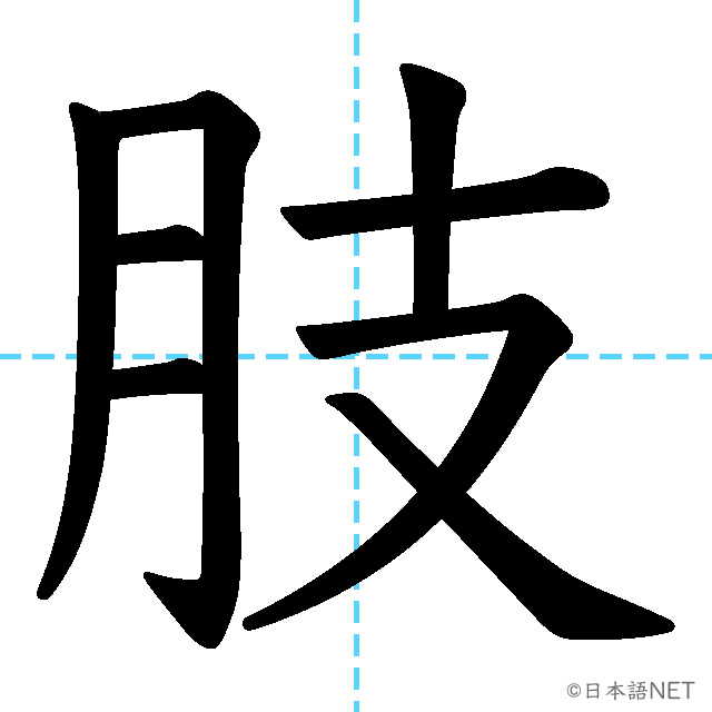 【JLPT N1 Kanji】肢