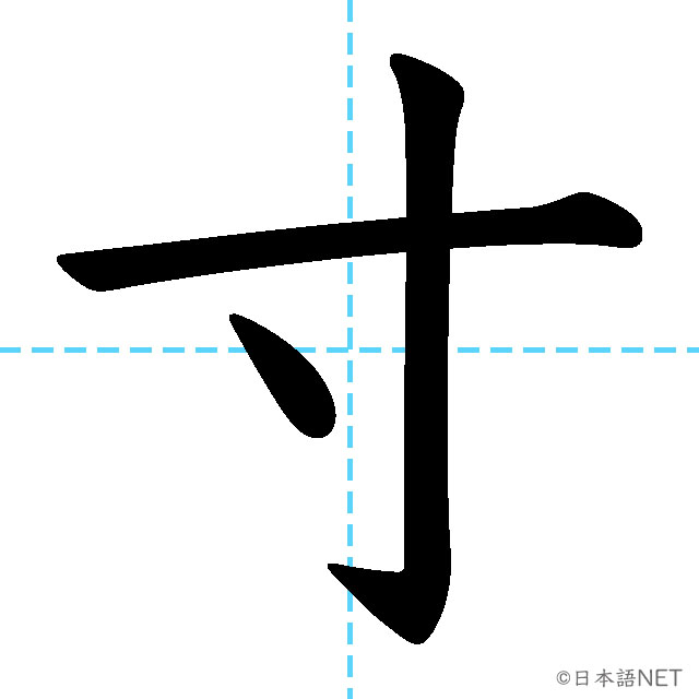 【JLPT N1 Kanji】寸