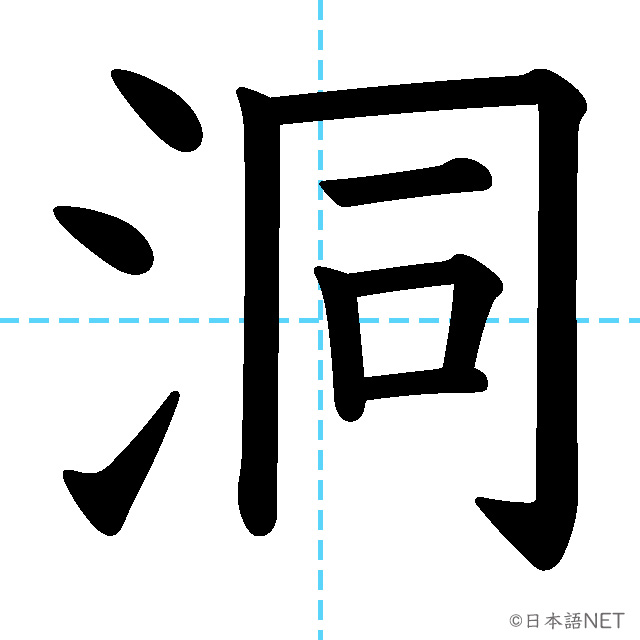 【JLPT N1 Kanji】洞
