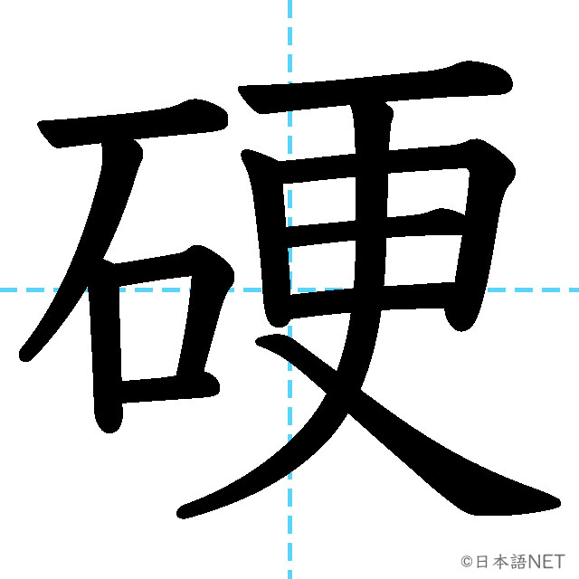【JLPT N2 Kanji】硬