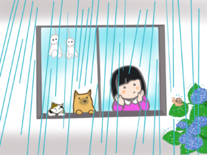 【Japanese Onomatopoeia】ZAA-ZAA / ざあざあ / ザーザー