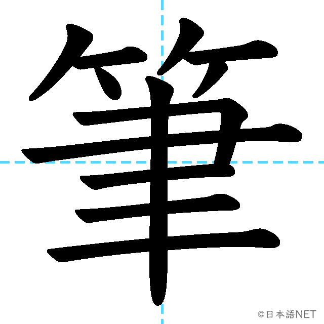【JLPT N2 Kanji】筆