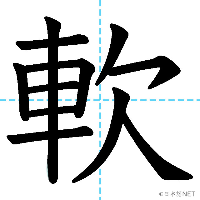 【JLPT N2 Kanji】軟