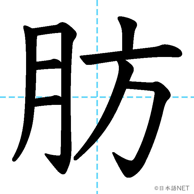 【JLPT N1 Kanji】肪