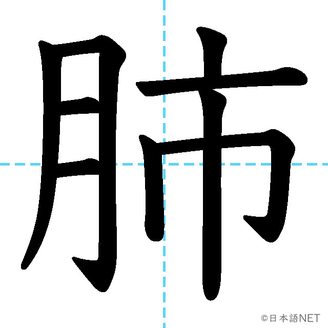 【JLPT N1 Kanji】肺