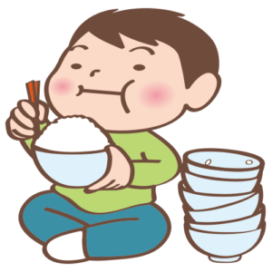 【Japanese Onomatopoeia】MORI-MORI / もりもり / モリモリ